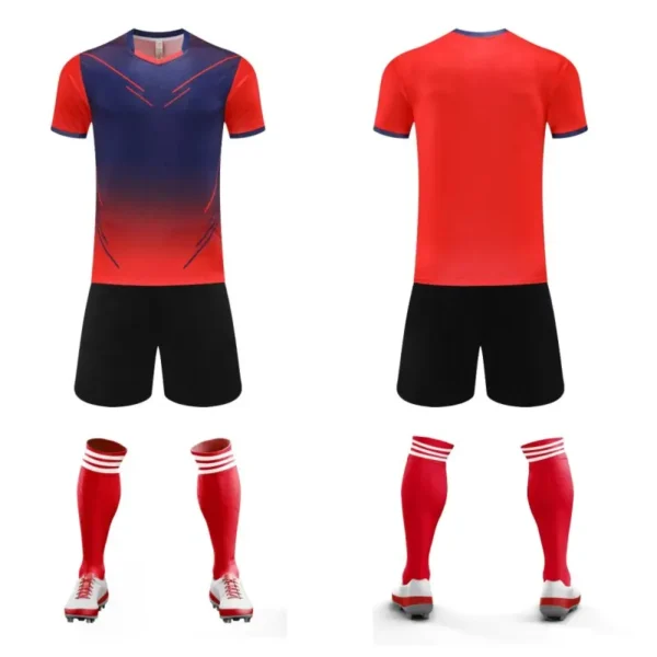 Custom Print Men Soccer Uniforms For Team 25/26 Short Sleeve Kids Boys Football Jersey Set Quick Dry Sports Suit Tracksuits