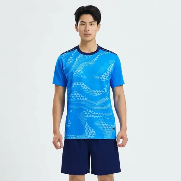 Hot Selling Men Breathable Quick Dry Football Soccer Jersey Boys Uniform Football Shirts Pants For Training Print Logo