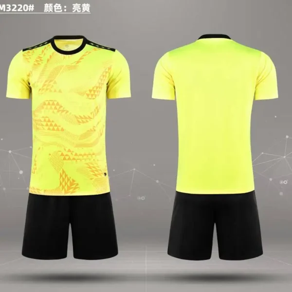 Hot Selling Men Breathable Quick Dry Football Soccer Jersey Boys Uniform Football Shirts Pants For Training Print Logo