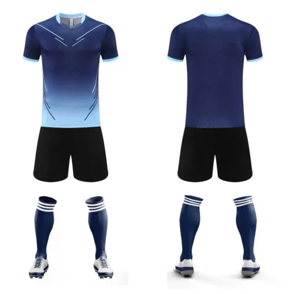 Custom Print Men Soccer Uniforms For Team 25/26 Short Sleeve Kids Boys Football Jersey Set Quick Dry Sports Suit Tracksuits