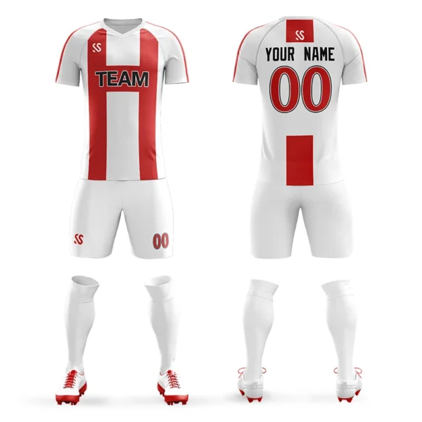 Custom Soccer Jerseys Wholesale 2019 New Men Kids Set Boys Women Football Training Uniforms Team Football Jerseys Sets Print