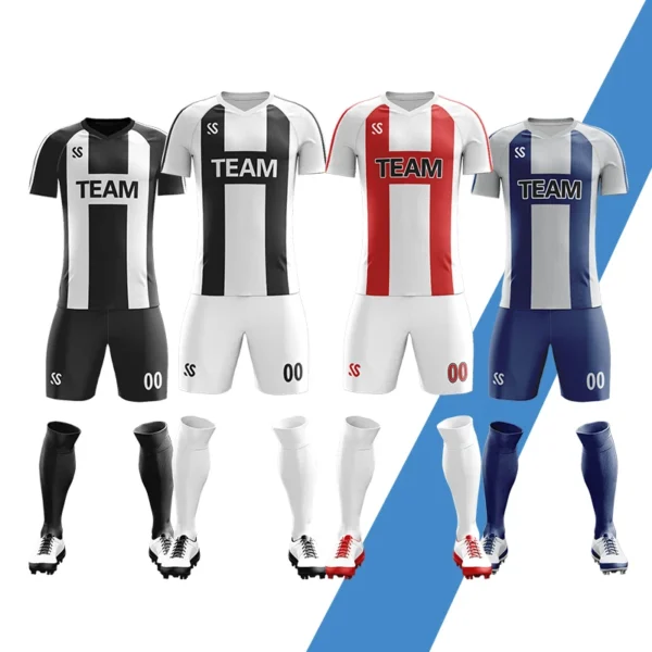 Custom Soccer Jerseys Wholesale 2019 New Men Kids Set Boys Women Football Training Uniforms Team Football Jerseys Sets Print