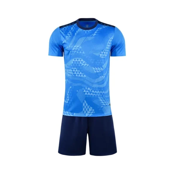 Men's Football Uniform School Team Custom Soccer Jerseys Men Tracksuit Sportswear Short Sleeves Jersey Polyester Soccer Suit