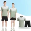 Adult Children Football Jerseys Men Boys Girls Student Soccer Sets Short Sports Kids Uniforms Fitness Tracksuit Tennis Suits D85