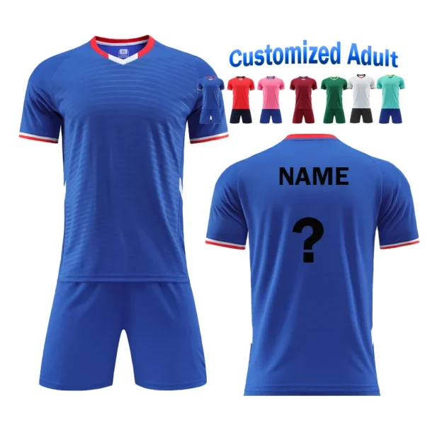 Football Tracksuit Custom Football Jerseys Men's Clothing Set Soccer Uniform Man Men's Football Outfit Football Team Shirt