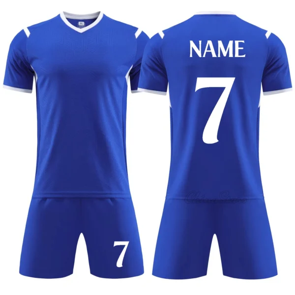 24/25 Custom Soccer Jersey Suit for Men Kid Quick Drying Breathable Man Children Athlete Team Club Training Football Uniform Set