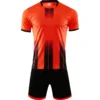 Customized men's football uniforms short-sleeved team uniforms children's football jersey suits team clothing