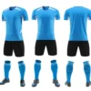 Adult Kids Football Jersey Breathable Short Sleeve Soccer Jersey Uniform For Children Men Running Sportswear