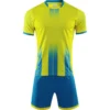 Customized men's football uniforms short-sleeved team uniforms children's football jersey suits team clothing
