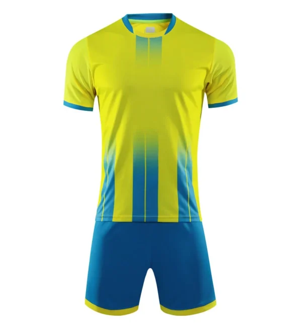 Customized men's football uniforms short-sleeved team uniforms children's football jersey suits team clothing