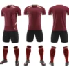 Adult Kids Football Jersey Breathable Short Sleeve Soccer Jersey Uniform For Children Men Running Sportswear