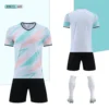 Football Team Jerseys Training Sets Running T-Shirt Shorts Suit DIY Number Logo Adult Sportwear Quick-Drying Breathable