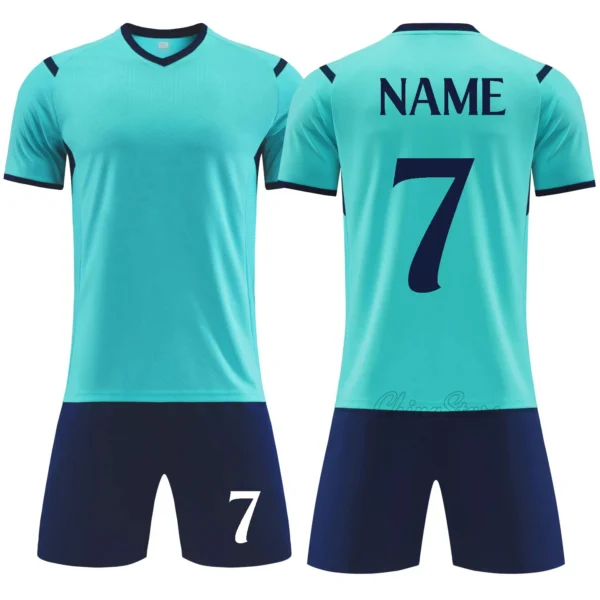 24/25 Custom Soccer Jersey Suit for Men Kid Quick Drying Breathable Man Children Athlete Team Club Training Football Uniform Set