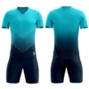 Adult Women Children Jersey Men Boy Girl Soccer Set Short Sleeve Kid Student Football Uniforms Soccer Fitness Tracksuit Suits 11