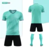 Football Team Jerseys Training Sets Running T-Shirt Shorts Suit DIY Number Logo Adult Sportwear Quick-Drying Breathable