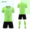 Football Team Jerseys Training Sets Running T-Shirt Shorts Suit DIY Number Logo Adult Sportwear Quick-Drying Breathable