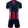 Customized men's football uniforms short-sleeved team uniforms children's football jersey suits team clothing