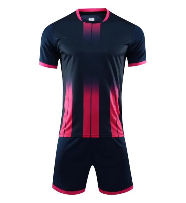 Customized men's football uniforms short-sleeved team uniforms children's football jersey suits team clothing