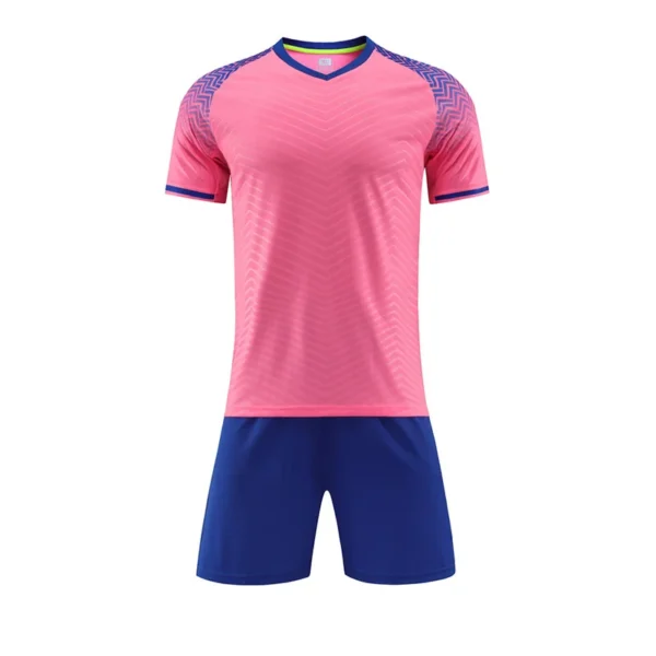 25/26 Custom Kids Football Jersey Boys Girls Short Sleeve Football Basketball Set Kids Breathable Running Sports Wear