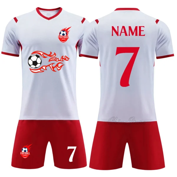 24/25 Custom Soccer Jersey Suit for Men Kid Quick Drying Breathable Man Children Athlete Team Club Training Football Uniform Set