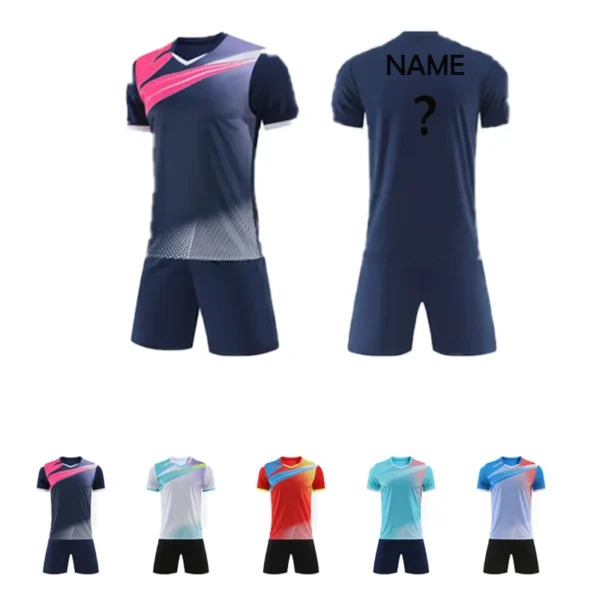 Football Shirt Custom Men's Soccer T-shirt Football Shirts Short Sleeve Original Adult Kids School Team Jersey Sportswear