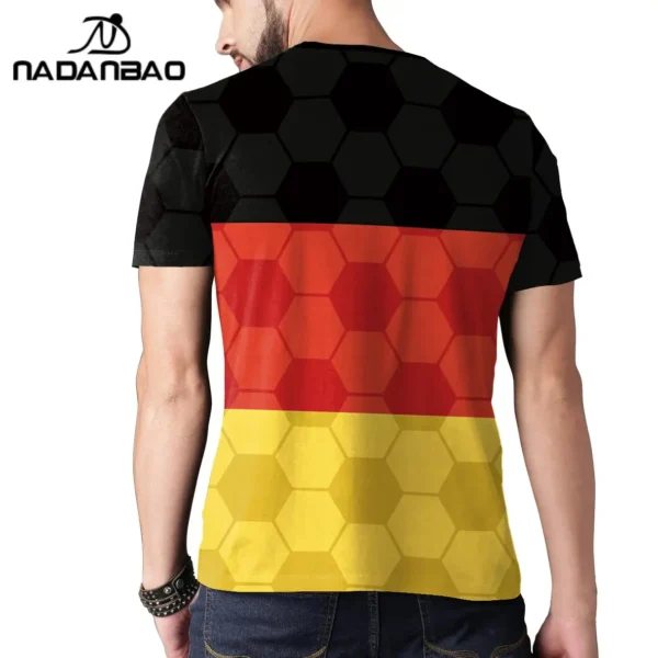 NADANBAO European 2022 Croatia Brazil T-shirt Men's 3D Print Soccer Top Football Team Supporter Uniform Short Sleeve Jerseys
