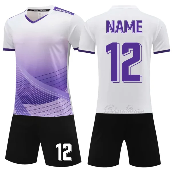 Customized Soccer Jerseys Shorts With Pockets Men Women Soccer Jersey Set Breathable Kids Adults Football Uniform Playball Wear