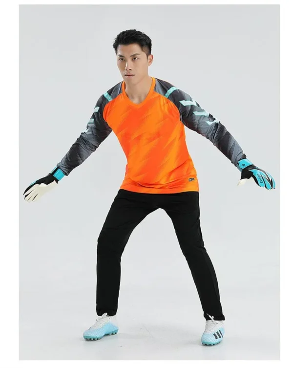Customized football goalkeeper shorts jersey men's and women's children's adult football jersey suit breathable football uniform