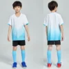 Adult Women Children Jersey Men Boy Girl Soccer Set Short Sleeve Kid Student Football Uniforms Soccer Fitness Tracksuit Suits 11