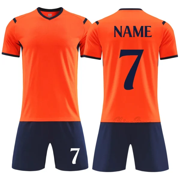 24/25 Custom Soccer Jersey Suit for Men Kid Quick Drying Breathable Man Children Athlete Team Club Training Football Uniform Set