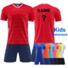 Personalized Football Kit For Kids Football Shirt Boy Football Uniform Child Shirt For Children Tracksuit Football Jersey Suit