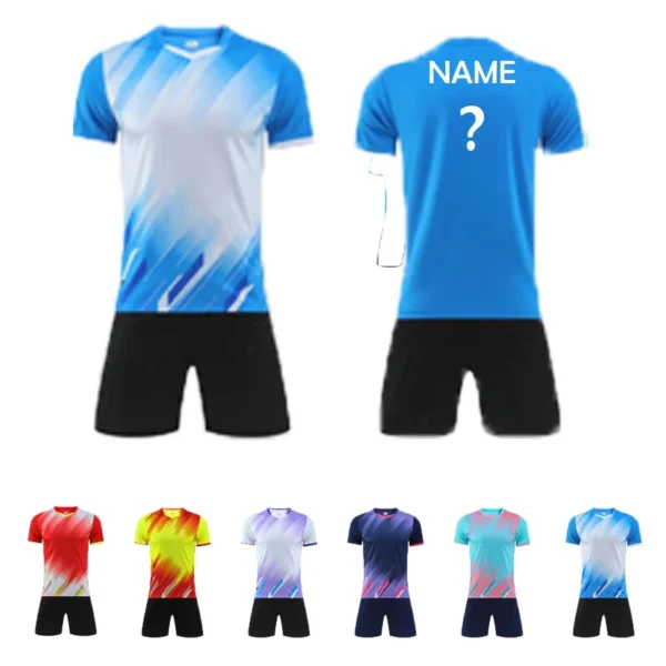 custom Soccer T-shirt Football Shirts Short Sleeve Original Adult Kids Team Jersey Sportswear Customization School Team Jerseys