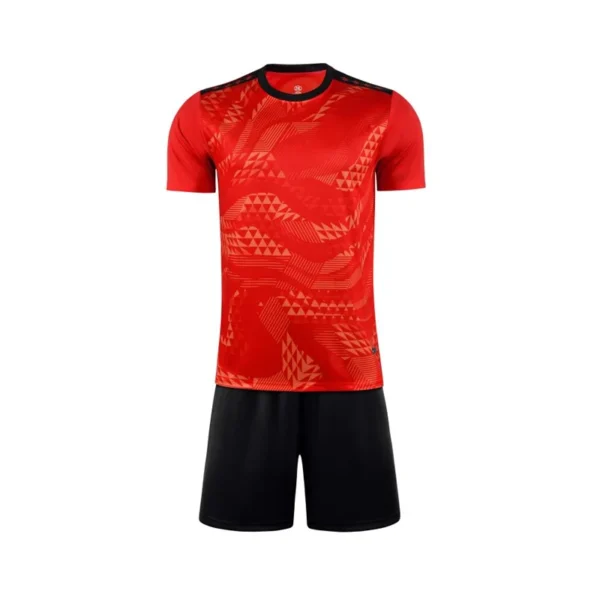 Men's Football Uniform School Team Custom Soccer Jerseys Men Tracksuit Sportswear Short Sleeves Jersey Polyester Soccer Suit
