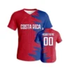 Custom Costa Rica Soccer Jersey for Men Women Youth Football Shirt with Personalized Name Number Quick-Dry Tracksuit