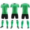 Adult Kids Football Jersey Breathable Short Sleeve Soccer Jersey Uniform For Children Men Running Sportswear