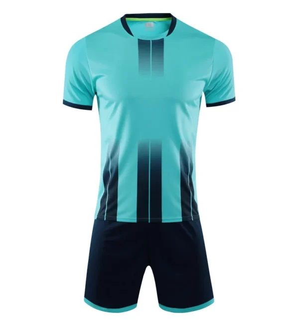 Customized men's football uniforms short-sleeved team uniforms children's football jersey suits team clothing